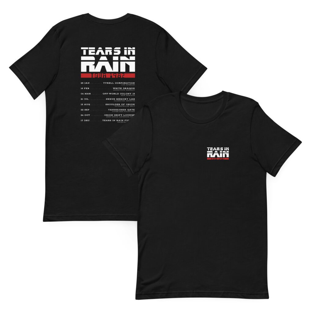 Tears in Rain – Tour Dates